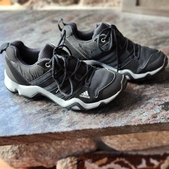 Adidas Black/White Cross Training Sneakers Size 5 - Picture 11 of 15